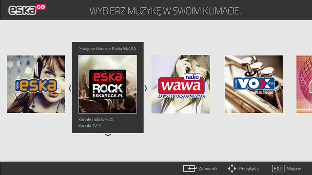 Nowa aplikacja muzyczna eskaGO teraz na Samsung Smart TV