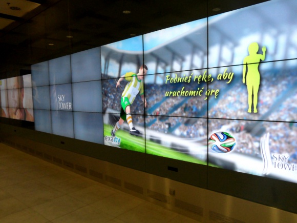 Mundial na największej ścianie interaktywnej w Europie