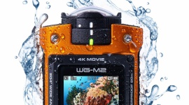 RICOH WG-M2 Wodo- i wstrząsoodporna kamera z ultra szerokokątnym obiektywem 204 LIFESTYLE, IT i technologie - Na przełomie marca i kwietnia w Europie w sprzedaży pojawi się nowa wersja zaawansowanej kamery RICOHWG-M2.