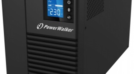 PowerWalker: UPS do zadań specjalnych LIFESTYLE, IT i technologie - VI 1000 T/HID to UPS o topologii Line-Interactive, o mocy rzeczywistej wynoszącej 700 W. Zasilacz, poza regulatorem napięcia AVR, wyposażono w moduł dwóch baterii o pojemności 7Ah, charakteryzujących się krótkim czasem ładowania (3h do 90% pojemności).