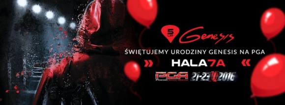Genesis świętuje 5 urodziny na Poznań Game Arena LIFESTYLE, IT i technologie - Czy istnieje lepsze miejsce do obchodzenia swoich urodzin, niż Poznań Game Arena? Takiej okazji nie można zmarnować, nic więc dziwnego, że Genesis przygotowuje na te dni liczne atrakcje i konkursy.