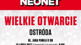Wielkie otwarcie NEONET w Ostródzie LIFESTYLE, IT i technologie - 13 lipca (czwartek) nastąpi re-otwarcie salonu NEONET w Ostródzie. Tego dnia na wszystkich klientów czekają promocje, m.in. dowóz sprzętów z wzniesieniem za 1 zł. Salon w nowej odsłonie otworzy się w dotychczasowej lokalizacji, czyli w Galerii Mazurskiej.