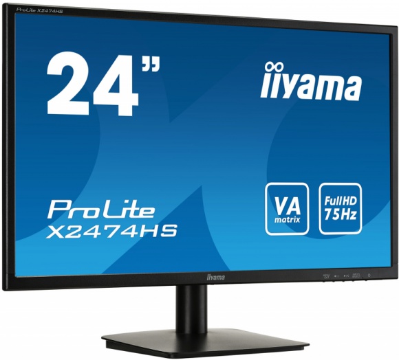 24 cale do domu i biura LIFESTYLE, IT i technologie - iiyama przedstawia nowy, uniwersalny monitor do biura oraz domu - ProLite X2474HS-B1.