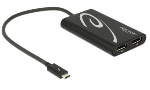 Delock: dwa monitory w jednym porcie