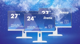 Śnieżnobiałe nowości od iiyama LIFESTYLE, IT i technologie - Nowe monitory LCD firma iiyama, które poza najwyższą jakością obrazu oferują coś więcej – stylowe wzornictwo podkreślone dodatkowo elegancką bielą obudowy.
