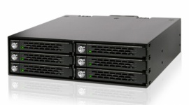 Icy Dock MB996SK-6SB - maksymalne bezpieczeństwo danych LIFESTYLE, IT i technologie - ToughArmor MB996SK-6SB to wzmocniona, całkowicie metalowa obudowa dysków, która posiada indywidualny, metalowy mechanizm blokujący dla każdej z 6 wnęk.