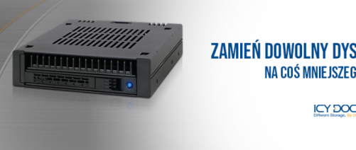 Zamień dowolny dysk na coś mniejszego z ExpressCage MB741SP-B!