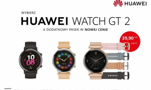 ¬Kup Huawei Watch GT 2 w wersji 42 mm i dobierz dodatkowy pasek w dobrej cenie