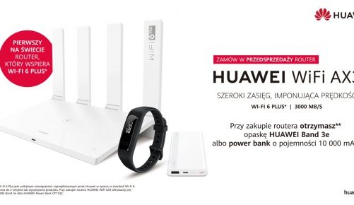 Huawei WiFi AX3 – router wspierający WiFi 6 Plus, dla najbardziej wymagających